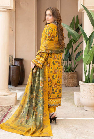 Noori Digital Printed Khaddar Winter Coll 3 Piece Suit By Sobia Waseem D-01