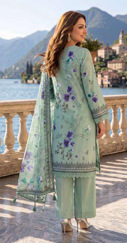 Colors by AlZohaib vol-2 | Digital Printed Lawn 3 Piece Unstitched Suit D-9