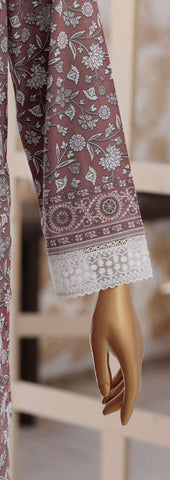 Nakshkari by HZ Textiles | Embroidered Lawn 3 Piece Unstitched Suit D-8