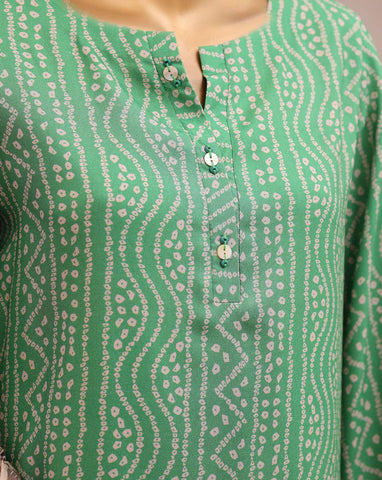 HZ Viscose Twill Printed Unstitched 3 Piece Suit D-4