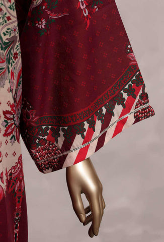 Sadabahar Printed Chamti Cotton | 3 Piece Stitched Kaftan Suit D-9