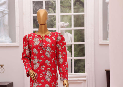 HZ Linen Wintery Printed Co-Ord Set D-5
