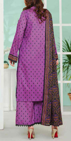 VS DAMAN Exclusive Printed Lawn Unstitched 3 Piece Suit D-12