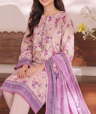 Daman Exclusive by VS Textiles | Printed Cambric 3 Piece Unstitched Suit D-9