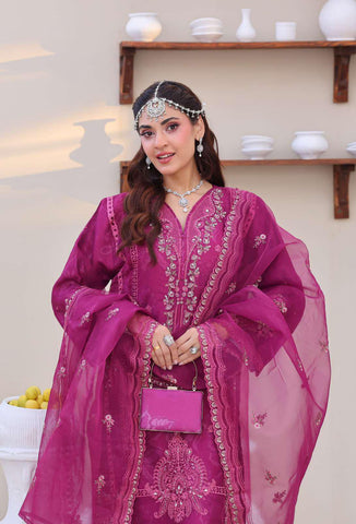 Eshaal Vol-2 Semi-Stitched Luxury Embellished Suit D-3