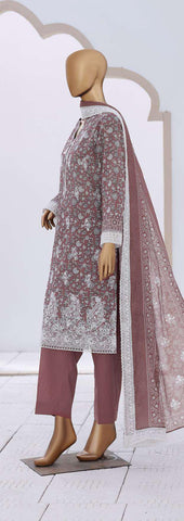 Nakshkari by HZ Textiles | Embroidered Lawn 3 Piece Unstitched Suit D-8