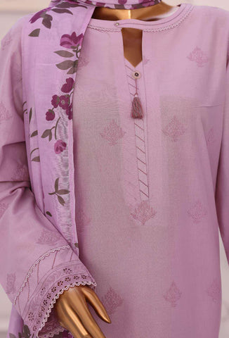 Floral Vibes by HZ Textiles | Embroidered 3 Piece Unstitched Lawn Suit D-7