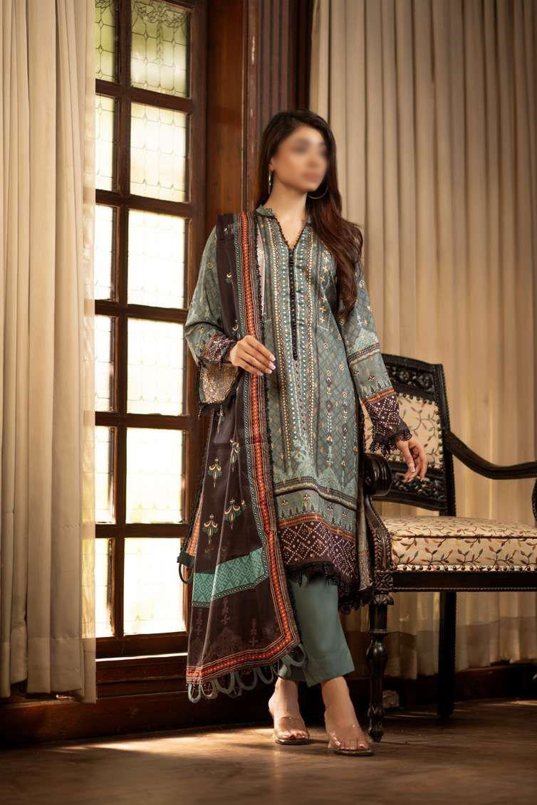 Salina Jacquard Print Linen Collection By Regalia D-10