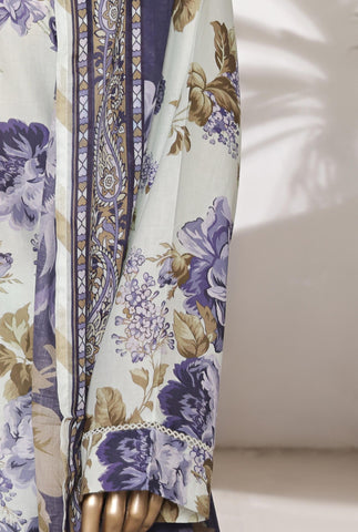 Printed Cambric Lawn Vol-01 By Sadabahar D-03