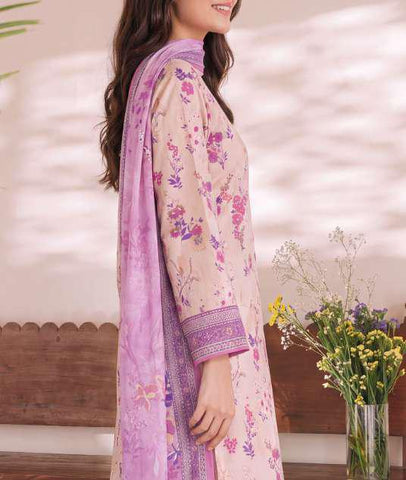Daman Exclusive by VS Textiles | Printed Cambric 3 Piece Unstitched Suit D-9