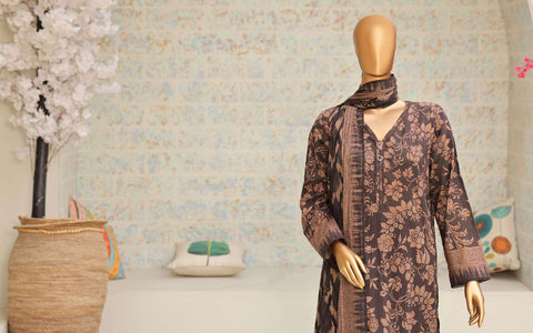 Nayab by HZ Textiles | Printed Lawn 3 Piece Unstitched Suit D-3