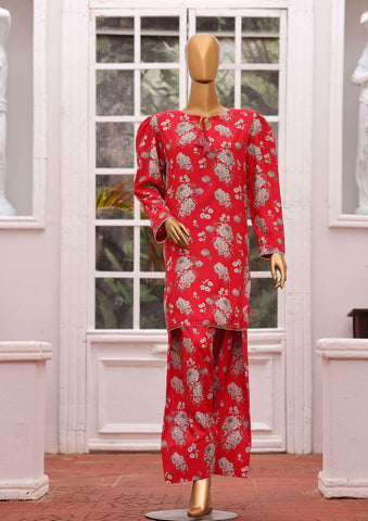 HZ Linen Wintery Printed Co-Ord Set D-5