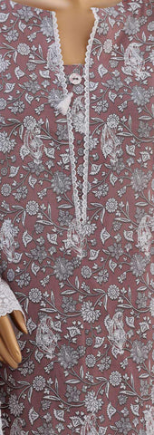 Nakshkari by HZ Textiles | Embroidered Lawn 3 Piece Unstitched Suit D-8