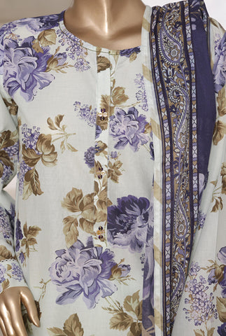 Printed Cambric Lawn Vol-01 By Sadabahar D-03