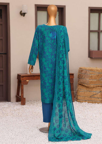 Everyday Prints by HZ Textiles | Printed Lawn 3 Piece Unstitched Suit D-7