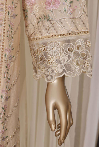 Sadabahar Luxury Embroidered Cotton Stitched 3 Piece Suit D-8