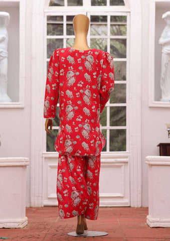 HZ Linen Wintery Printed Co-Ord Set D-5