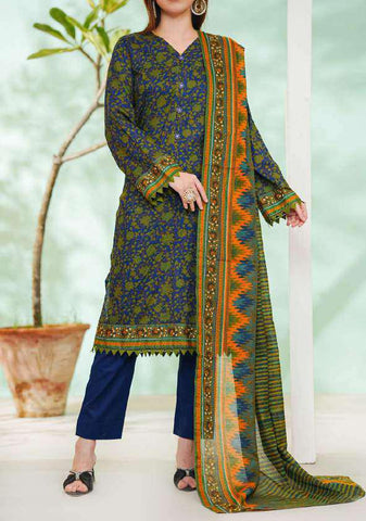 VS DAMAN Exclusive Printed Lawn Unstitched 3 Piece Suit D-13