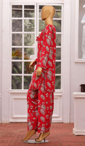 HZ Linen Wintery Printed Co-Ord Set D-5