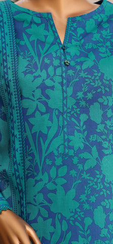 Everyday Prints by HZ Textiles | Printed Lawn 3 Piece Unstitched Suit D-7