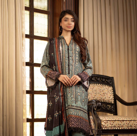 Salina Jacquard Print Linen Collection By Regalia D-10