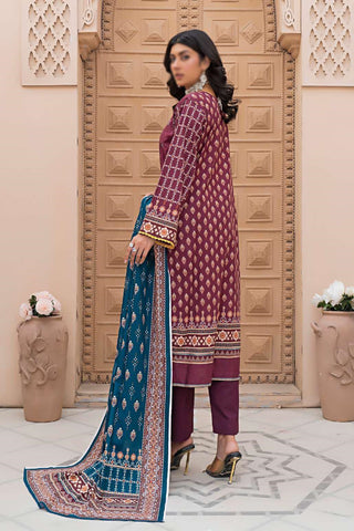 Aleeza Digital Fine Emb Khaddar Coll:24 By Sobia Waseem D-04
