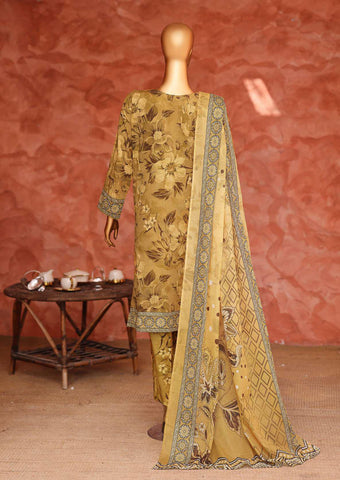 Elegant by HZ Textiles | Embroidered 3 Piece Unstitched Lawn Suit D-6