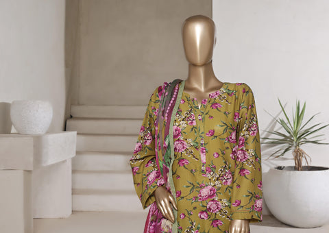 Printed Cambric Lawn Vol-01 By Sadabahar D-02
