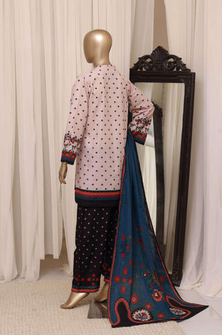 Sadabahar Printed Khaddar Stitched 3 Piece Suit D-10