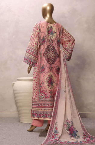 Sadabahar Printed Chamti Cotton | 3 Piece Stitched Kaftan Suit D-10