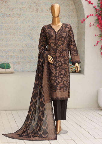 Nayab by HZ Textiles | Printed Lawn 3 Piece Unstitched Suit D-3
