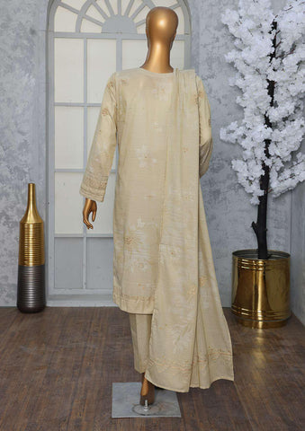 Valencia Vol-2 Jacquard Emb Un-Stitched 3 Pcs Coll  By Hz-6