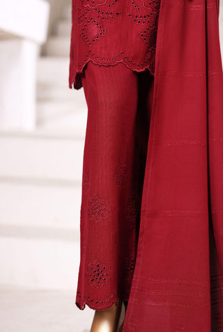 Sadabahar Vybe Emb Dhanak Stitched 3 Piece Suit D-1