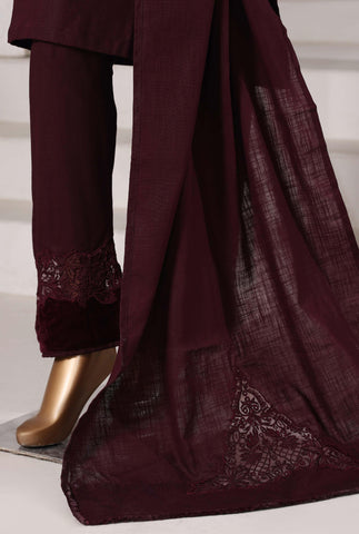 Sadabahar Premium Emb Cross Texture RTW 3 Piece Suit D-1