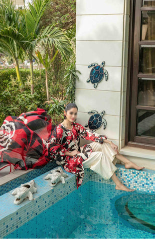 Zumra Lawn Slub Digital Print Vol-02 By Tawakkal D-07