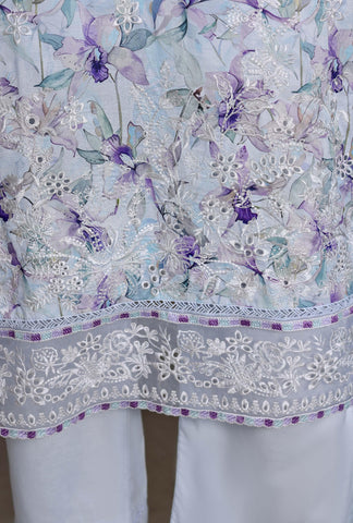 Sadabahar AMYRAH Vol-2 | Heavy Embroidered Lawn 3 Piece Stitched Suit D-1