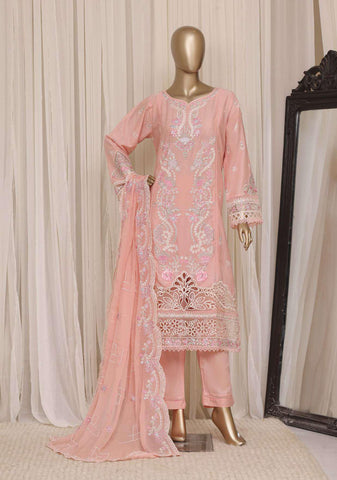 Sadabahar Luxury Embroidered Cotton Stitched 3 Piece Suit D-9