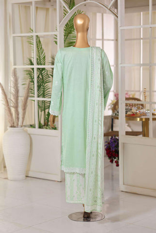 Oriental Printkari by HZ Textiles | Embroidered 3 Piece Unstitched Lawn Suit D-3