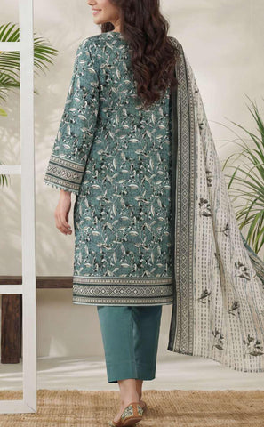 Daman Exclusive | Printed Lawn 3 Piece Unstitched Suit D-10