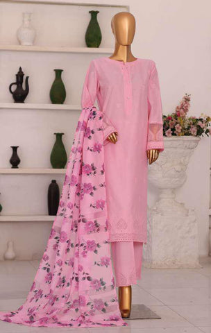 Floral Vibes by HZ Textiles | Embroidered 3 Piece Unstitched Lawn Suit D-2
