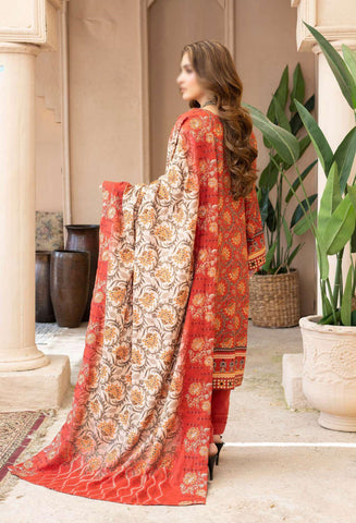 Noori Digital Printed Khaddar Winter Coll 3 Piece Suit By Sobia Waseem D-02