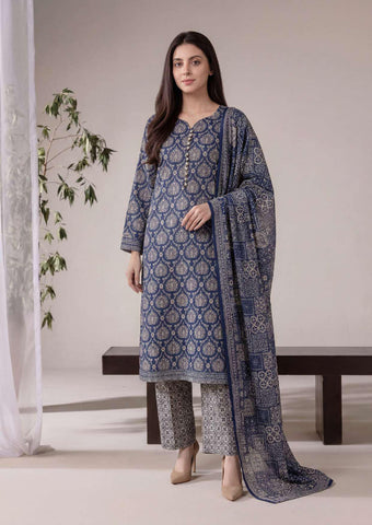 SEFA by Tawakkal Fabrics | 3 Piece Unstitched Rotary Printed Lawn Suit D-4
