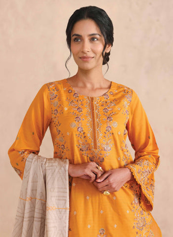 Johra Vasal Embroidered Lawn Unstitched 3 Piece Suit D-6