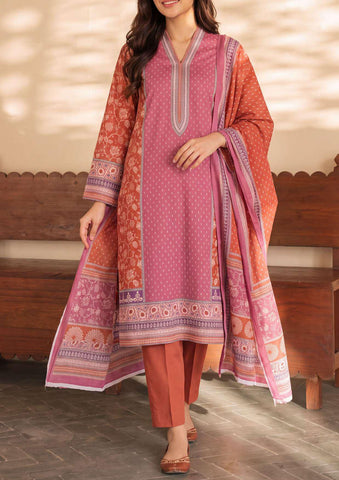 Daman Exclusive by VS Textiles | Printed Cambric 3 Piece Unstitched Suit D-1