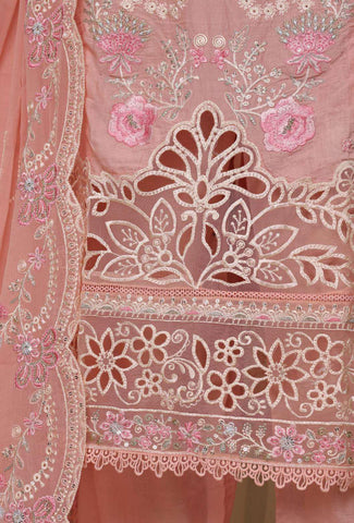 Sadabahar Luxury Embroidered Cotton Stitched 3 Piece Suit D-9