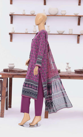 Platinum Jaipuri Prints by HZ Textiles | Digital Printed Lawn 3 Piece Unstitched Suit D-3