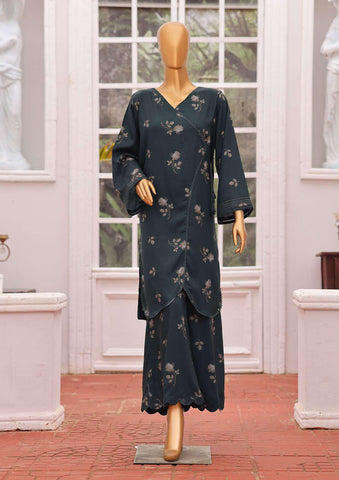 HZ Linen Wintery Printed Co-Ord Set D-6