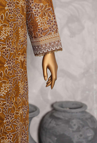 Co-Ords 3Pc Printed Khaddar Un-Stitched Coll By Hz-7