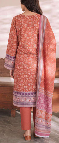 Daman Exclusive by VS Textiles | Printed Cambric 3 Piece Unstitched Suit D-1
