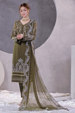 MANAAR LUXURY HANDWORK CHIFFON COLL BY SOGHAT D-06